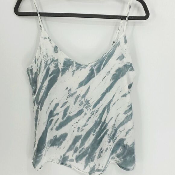 Vici tank top, small,‎ gray, and white design. Great layering. - Picture 1 of 7